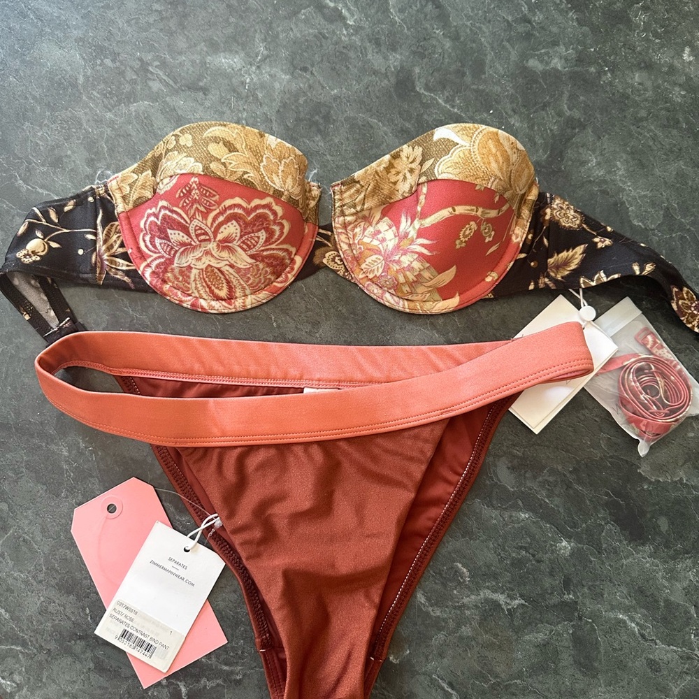 NWT Zimmerman Bikini Sz 1